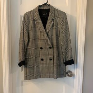 MADEWELL Blazer - Gingham Pattern - Excellent